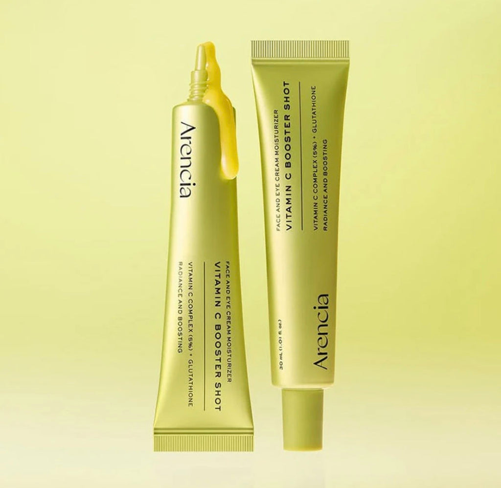 Crème Arencia Visage & Yeux Vitamine C — Niacinamide, Glutathion & Éclat 2-en-1