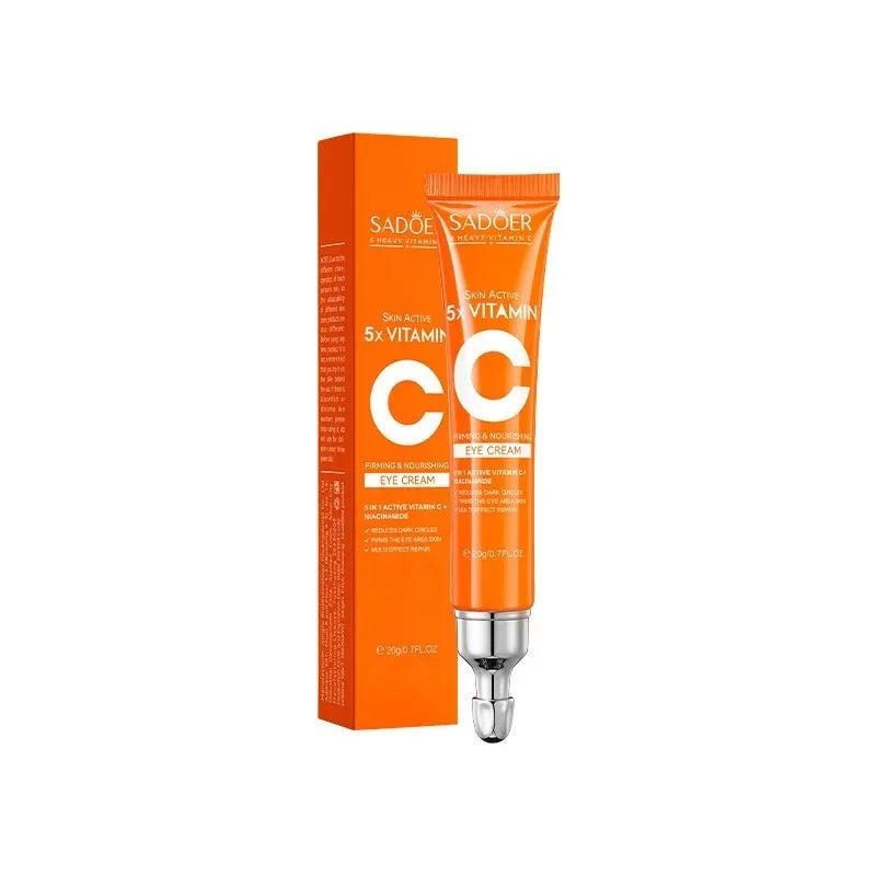Crème SADOER Contour des Yeux Vitamine C — Anti-Cernes, Anti-Poches & Anti-Rides