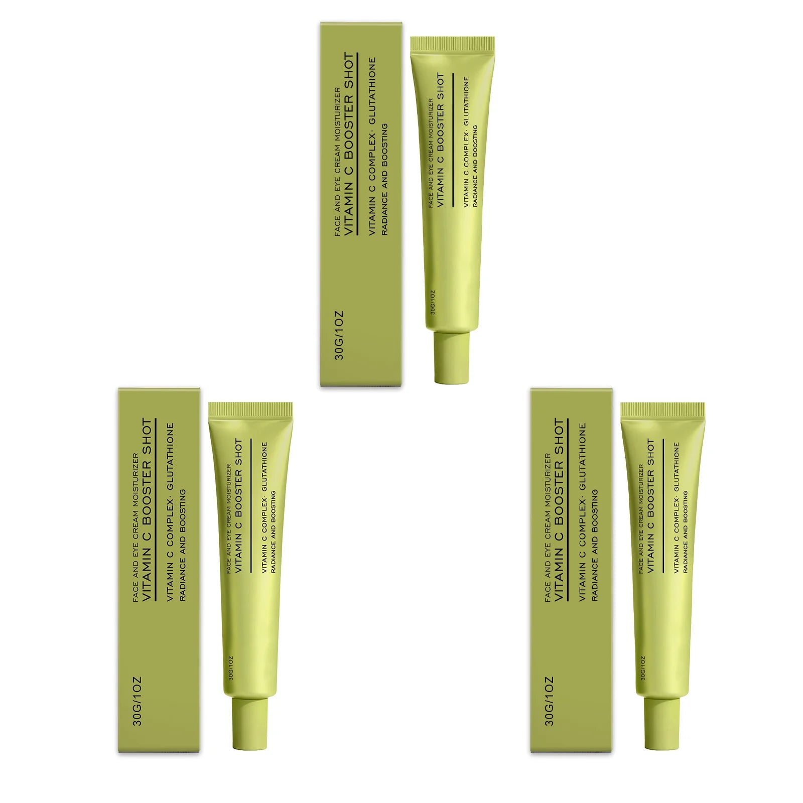 Crème Arencia Visage & Yeux Vitamine C — Niacinamide, Glutathion & Éclat 2-en-1