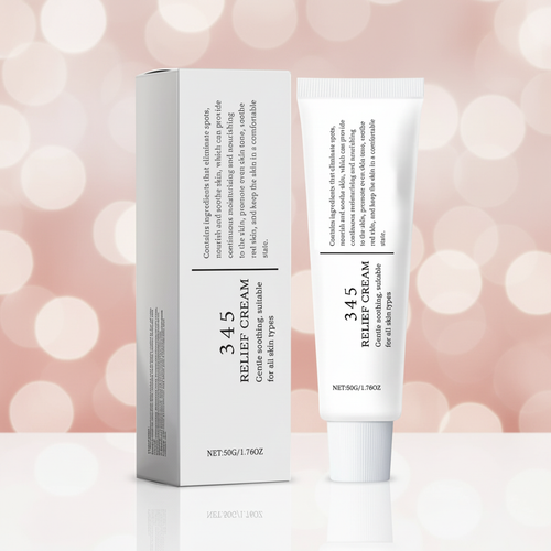 Relief Cream bokeh rose